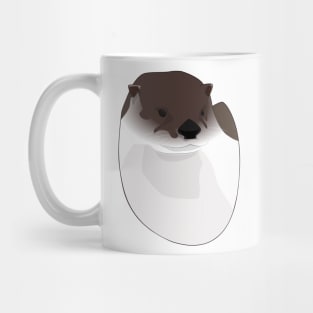 River Otter Head Mug